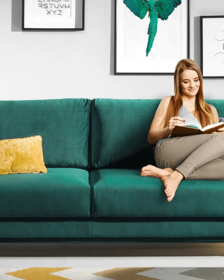 Dark green sofa bed – the ultimate blend of comfort and functionality